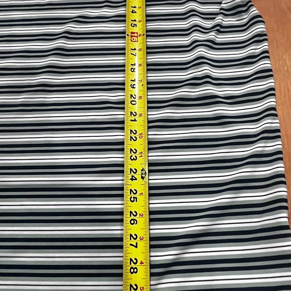 Oakley Hydrolux Striped Navy/green/white  Polo Shirt Men’s XL - Picture 8 of 9